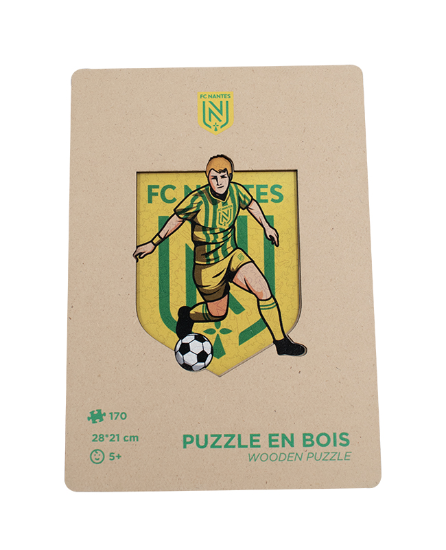 FC-Nantes-Houten-puzzle-voorkant